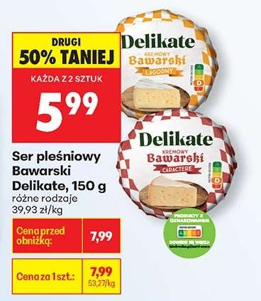 Ser pleśniowy Bawarski Delikate 150 g