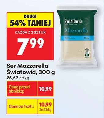Ser Mozzarella Światowid, 300 g