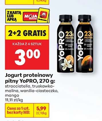 Jogurt proteinowy pitny YoPRO, 270 g