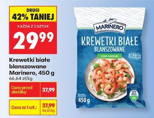 Krewetki białe blanszowane Marinero 450 g