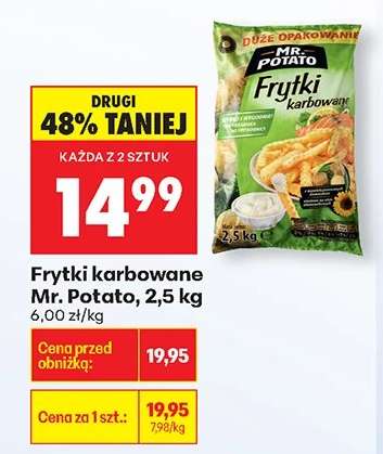 Frytki karbowane Mr. Potato 2,5 kg
