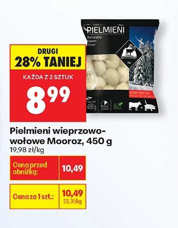 Pielmieni wieprzowo wołowe Mooroz , 450 g