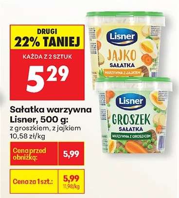 Sałatka warzywna Lisner, 500 g