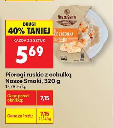 Pierogi ruskie z cebulką Nasze Smaki, 320 g