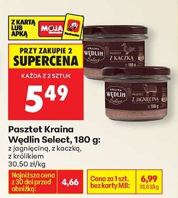 Pasztet Kraina Wędlin Select, 180 g