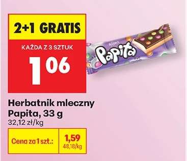 Herbatnik mleczny Papita, 33 g