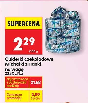 Cukierki czekoladowe Michalki z Hanki na wage