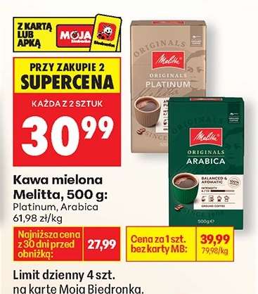 Kawa Mielona Melitta, 500 g