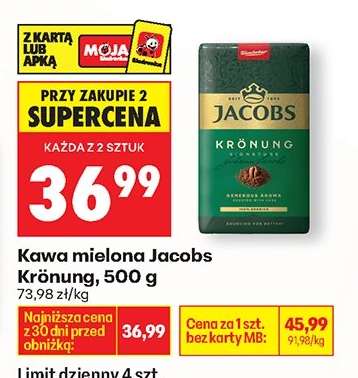 Kawa mielona Jacobs Krönung, 500 g