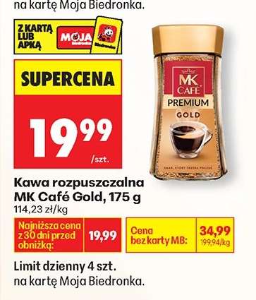 Kawa rozpuszczalna MK Café Gold 175 g