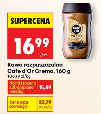Kawa rozpuszczalna Cafe d'Or Crema , 160 g