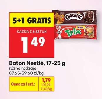 Baton Nestlé, 17-25 g