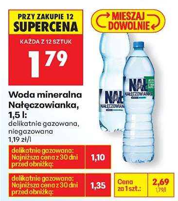 Woda mineralna Nałęczowianka, 1,5 l