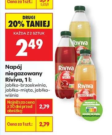 Napój niegazowany Riviva, 1 l