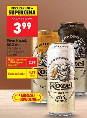Piwo Kozel, 500 ml