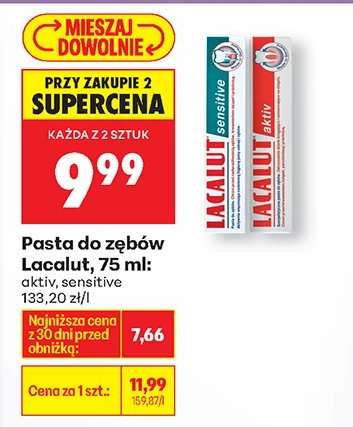 Pasta do zębów Lacalut, 75 ml