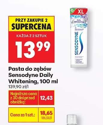 PASTA DO ZĘBÓW SENSODYNE DAILY WHITENING, 100 ML
