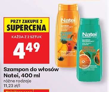 Szampon do włosów Natei, 400 ml