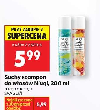 Suchy szampon do włosów Niuqi 200 ml