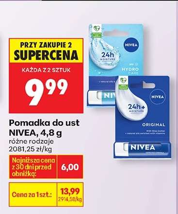 Pomadka do ust NIVEA, 4,8 g