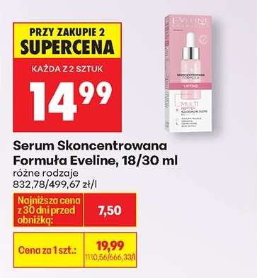 Serum Skoncentrowana Formuła Eveline, 18/30 ml