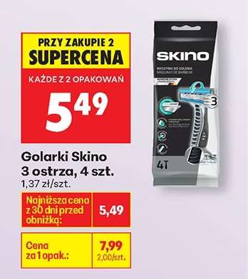 Golarki Skino 3 ostrza , 4 szt