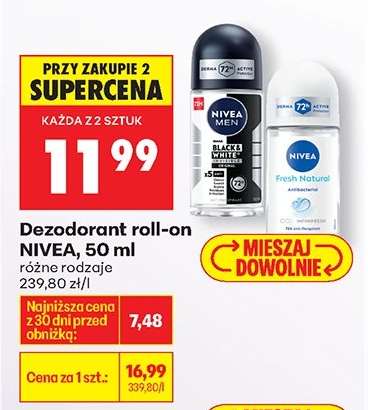 Dezodorant roll on NIVEA , 50 ml