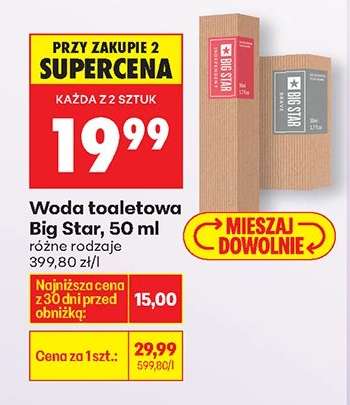 Woda toaletowa Big Star 50 ml