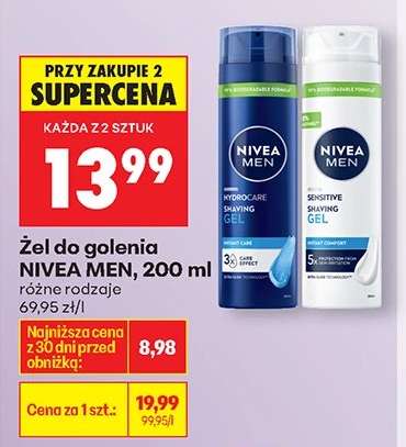 Żel do golenia NIVEA MEN, 200 ml