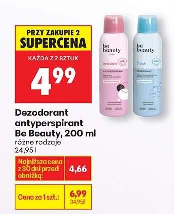 Dezodorant antyperspirant Be Beauty, 200 ml