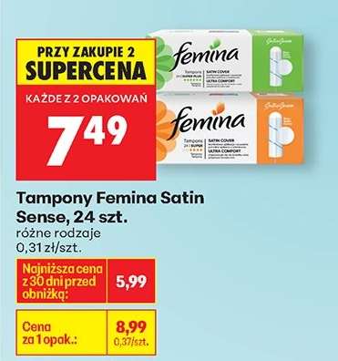 Tampony Femina Satin Sense, 24 szt.