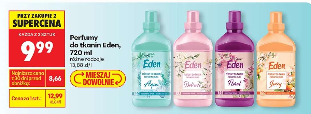 Perfumy do tkanin Eden, 720 ml
