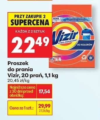 Vizir, 20 prań, 1,1 kg