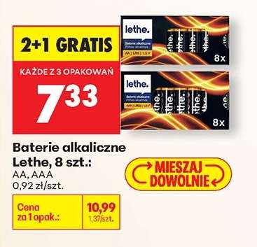 Baterie alkaliczne Lethe, 8 szt.
