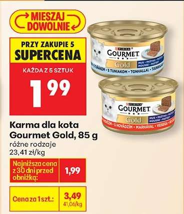 Karma dla kota Gourmet Gold, 85 g
