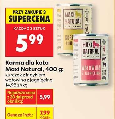 Karma dla kota Maxi Natural, 400 g