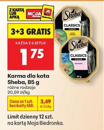 Karma dla kota Sheba, 85 g