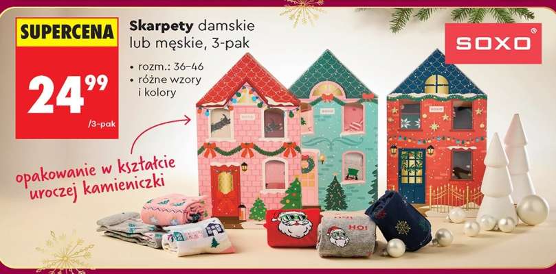 Skarpety damskie lub męskie 3 pak