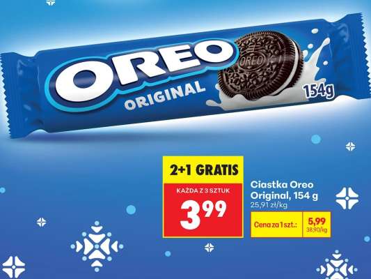 Ciastka Oreo Original, 154 g