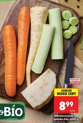 Włoszczyzna polska bio, 600 g