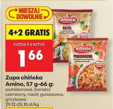 Zupa chińska Amino, 57 g-66 g