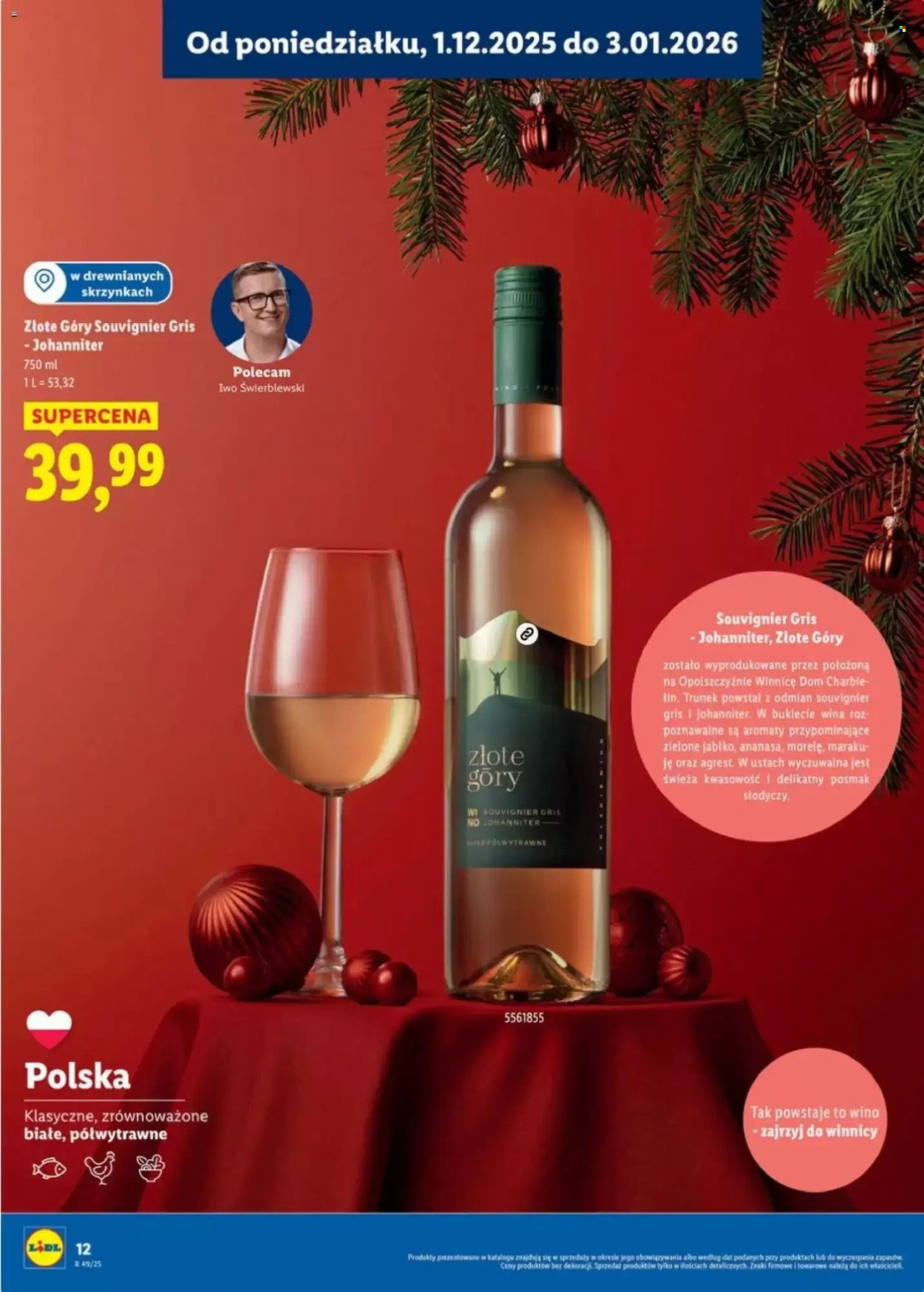 Gazetka Lidl - 1.12.2025 - 3.01.2026. Strona 12