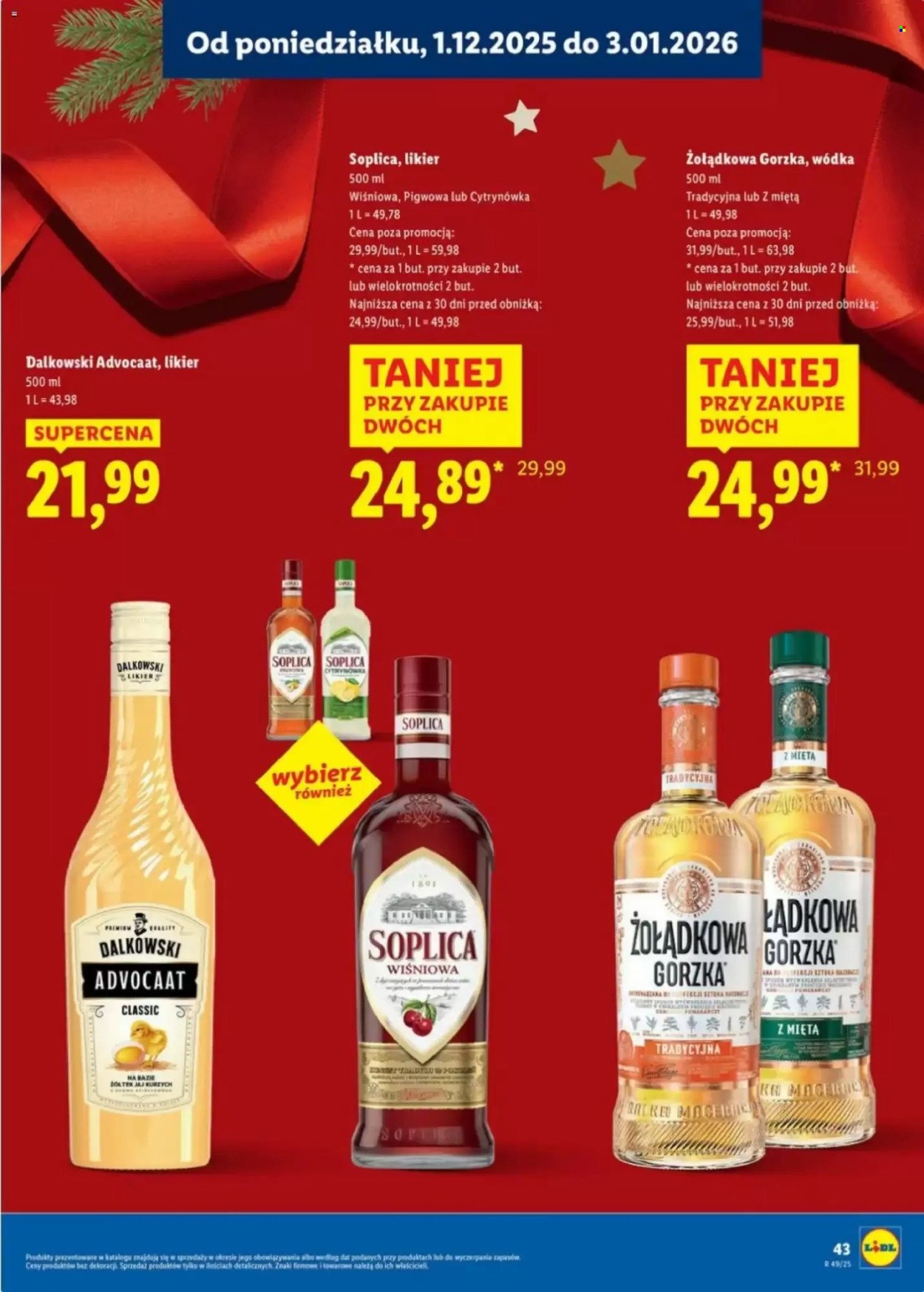 Gazetka Lidl - 1.12.2025 - 3.01.2026. Strona 43