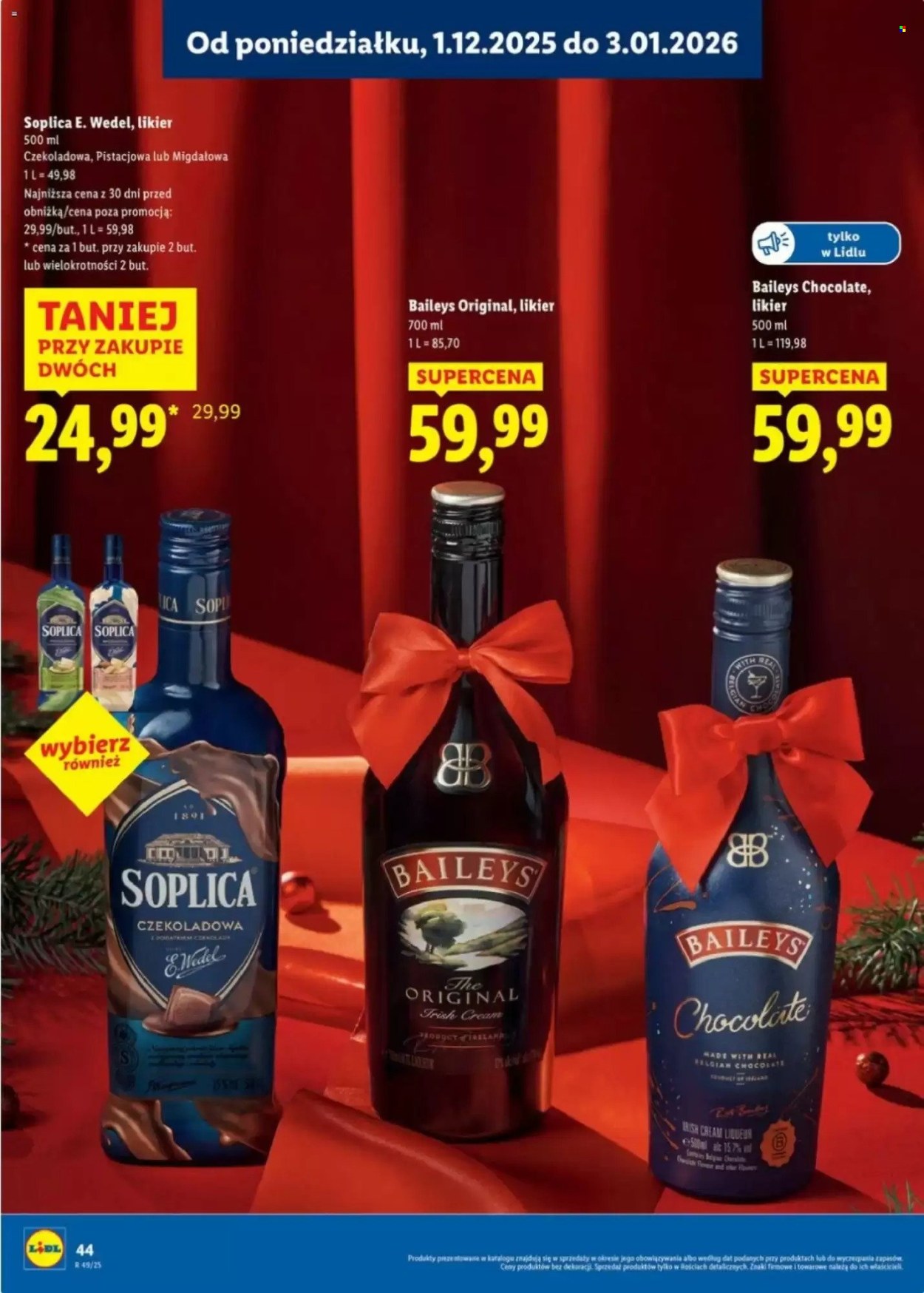 Gazetka Lidl - 1.12.2025 - 3.01.2026. Strona 44