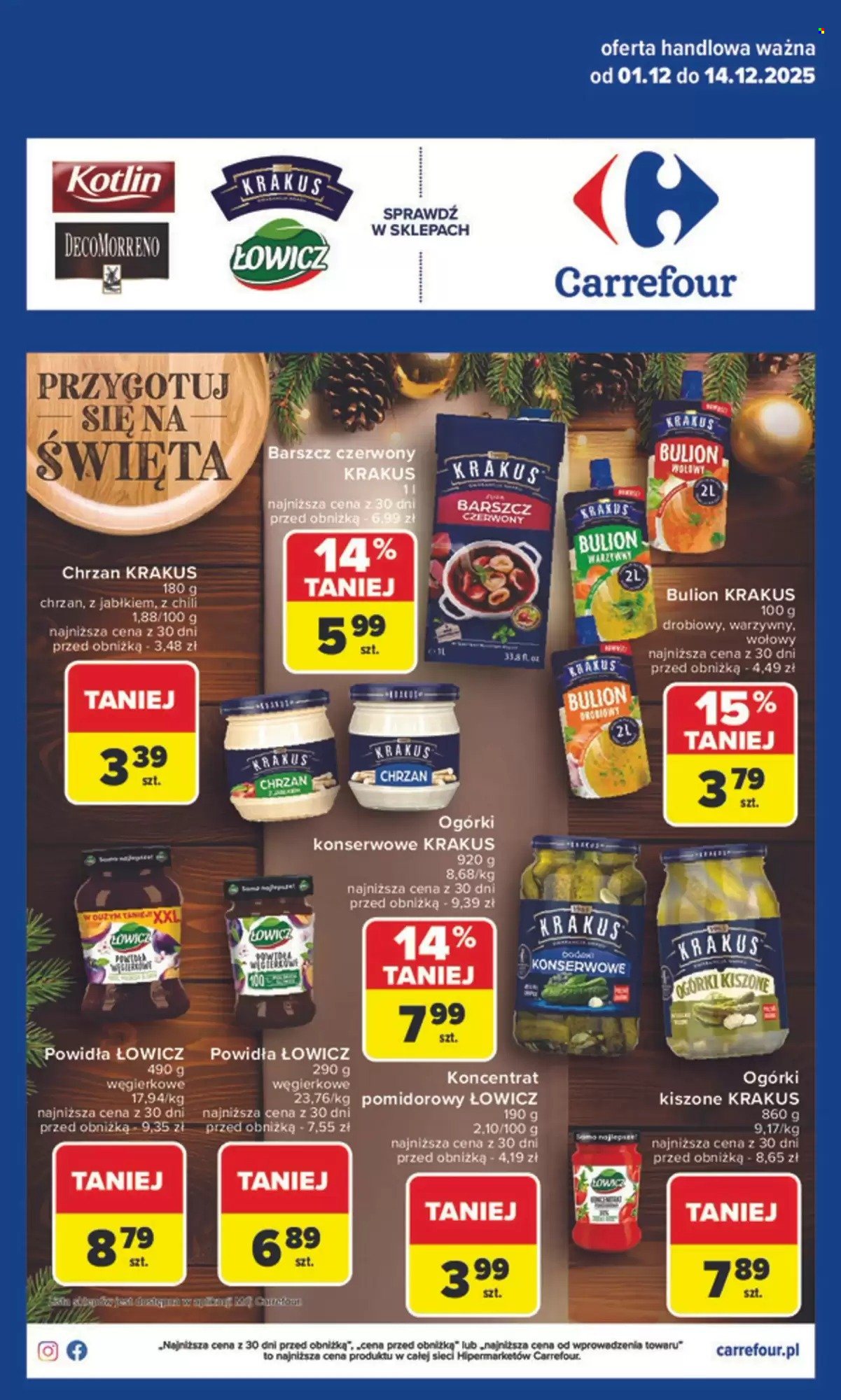 Gazetka Carrefour - 1.12.2025 - 14.12.2025. Strona 1