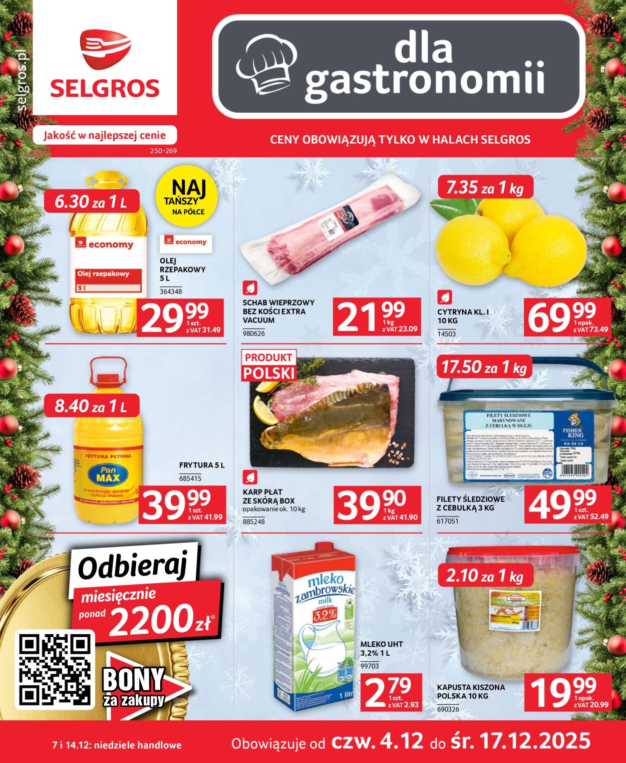 Gazetka Selgros - 4.12.2025 - 17.12.2025. Strona 1