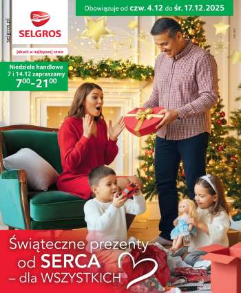 Gazetka Selgros - 4.12.2025 - 17.12.2025.