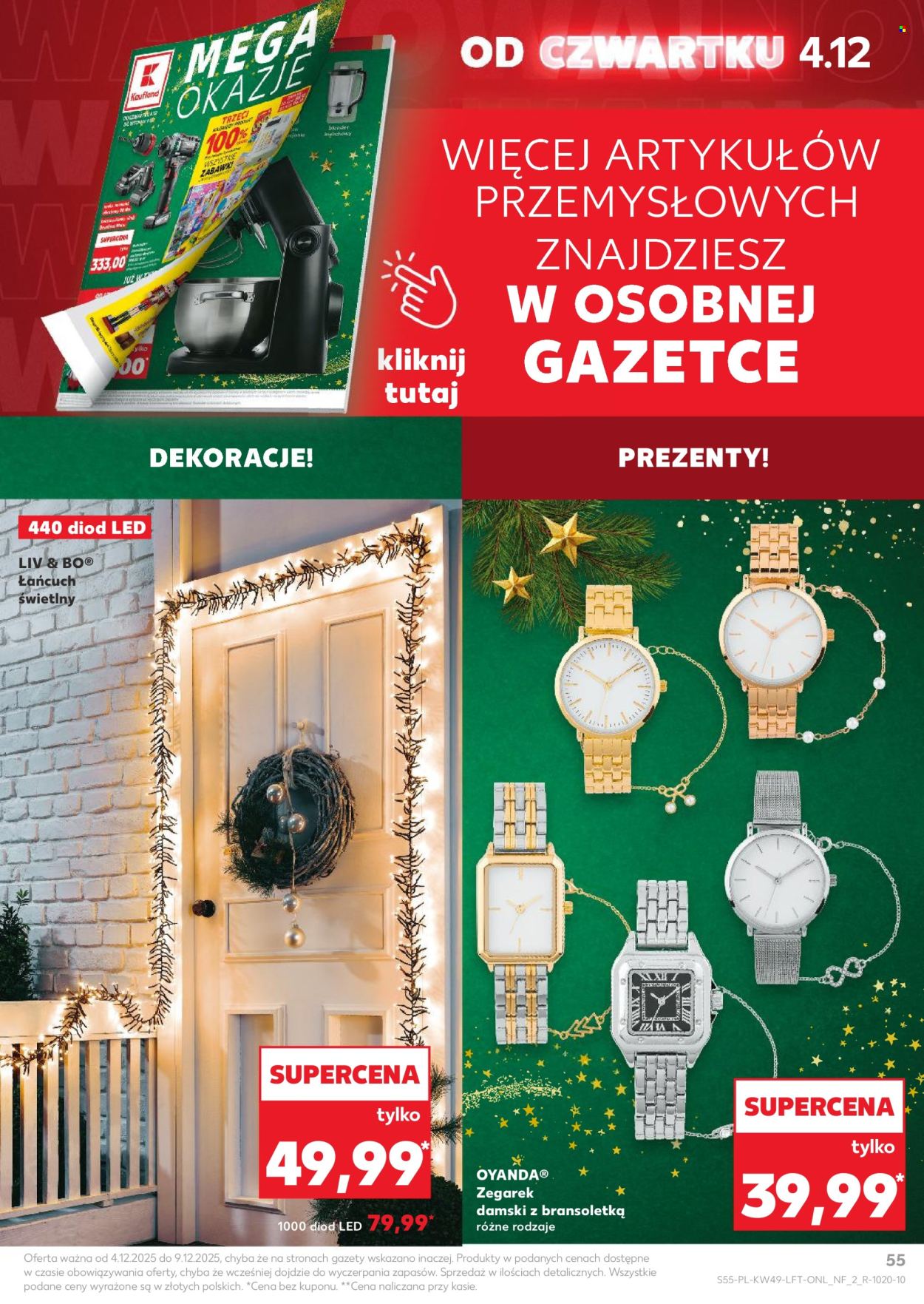 Gazetka Kaufland - 4.12.2025 - 9.12.2025. Strona 55