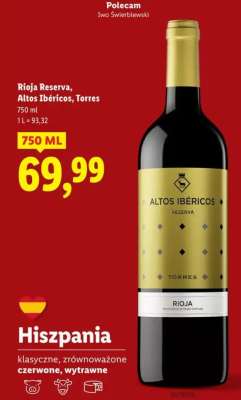 Rioja Reserva, Altos Ibéricos, Torres