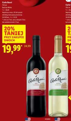 Carlo Rossi Red lub White